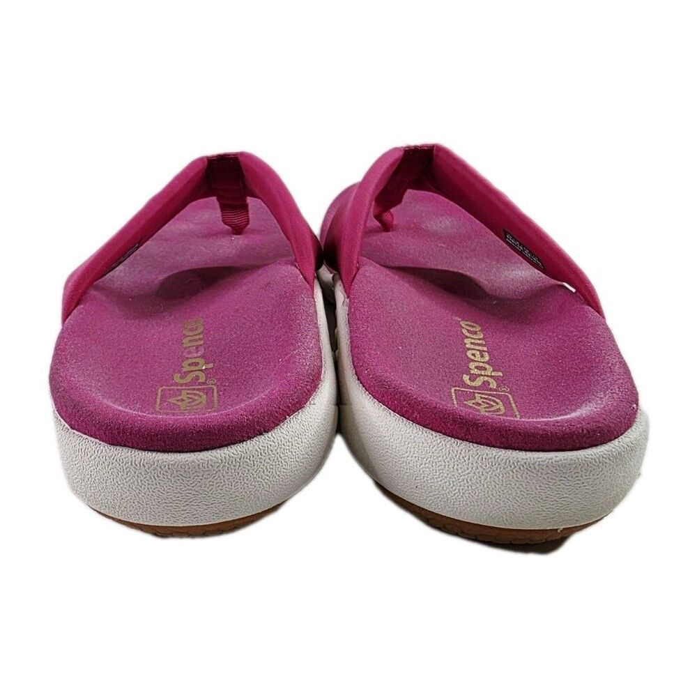 Spenco Orthotic Memory Foam Thong Sandal Victoria Summer Women's Pink Size 9.5B - Picture 4 of 7